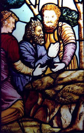 Moses prays to defeat Amalek
