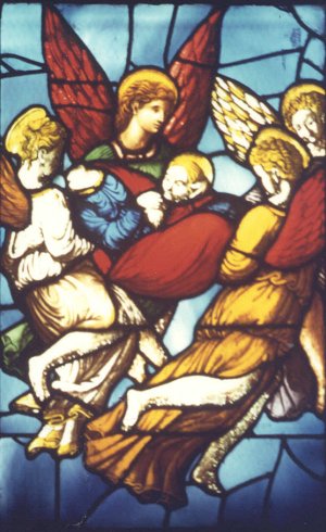 The Angels transport on the mount Sinai the dead Saint